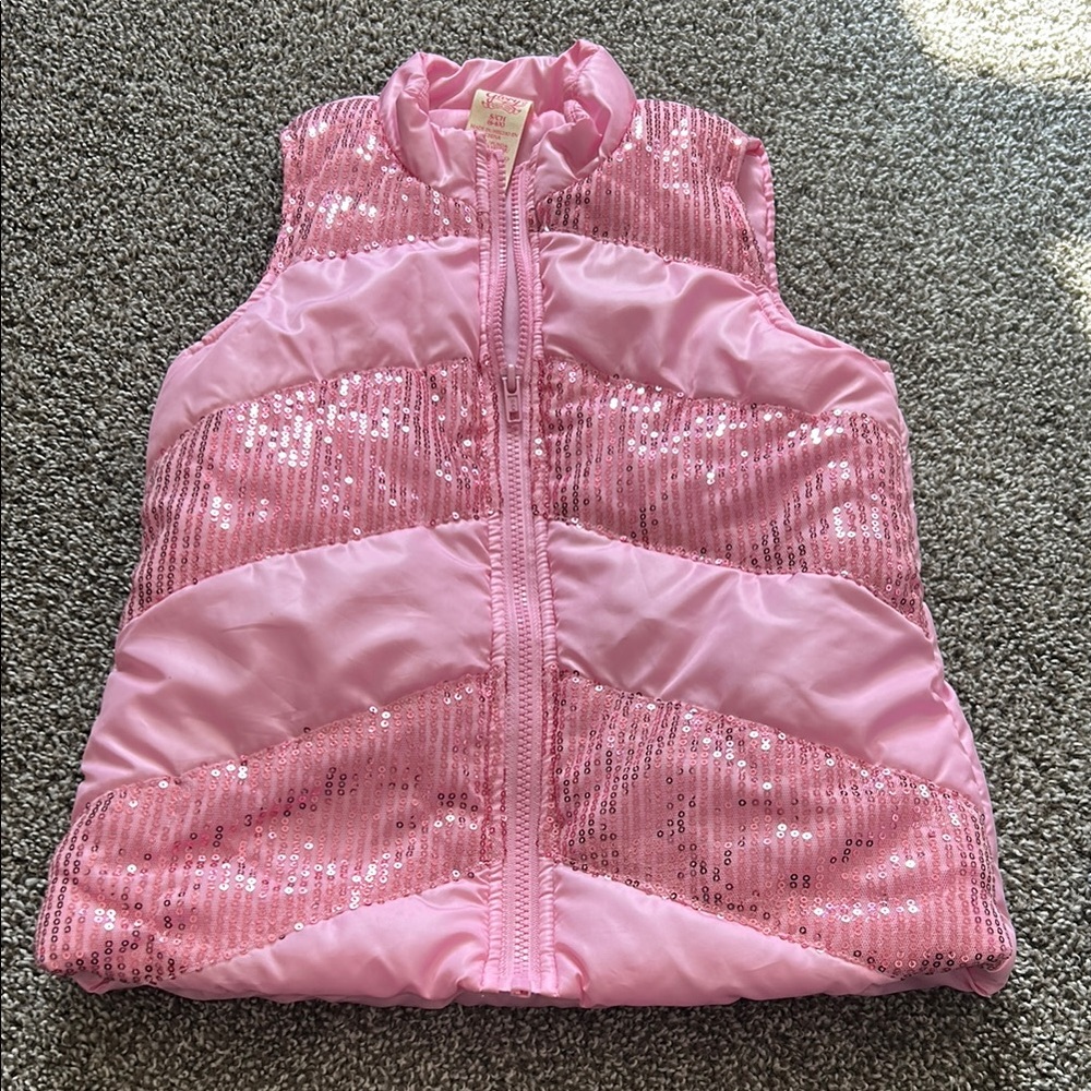 Pink Faded Glory Girls small 6 Spring Vest